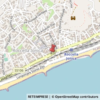 Mappa Via Roma, 103, 89047 Roccella Ionica, Reggio di Calabria (Calabria)
