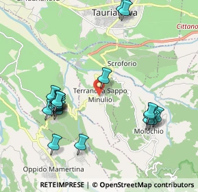 Mappa Piazza XXIV Maggio, 89010 Terranova Sappo Minulio RC, Italia (2.405)