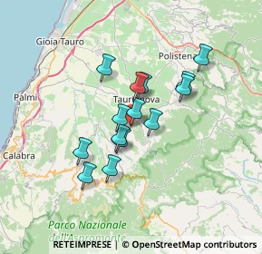 Mappa Piazza XXIV Maggio, 89010 Terranova Sappo Minulio RC, Italia (5.75214)