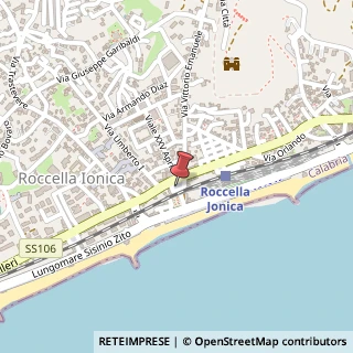 Mappa Piazza san vittorio 72, 89047 Roccella Ionica, Reggio di Calabria (Calabria)