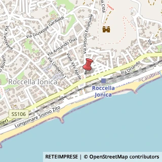 Mappa Via Emanuele, 12, 89047 Roccella Ionica, Reggio di Calabria (Calabria)