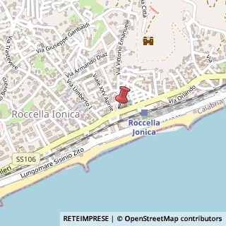 Mappa Via Emanuele, 4, 89047 Roccella Ionica, Reggio di Calabria (Calabria)