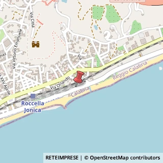 Mappa Via Marina, 3/4, 89047 Roccella Ionica, Reggio di Calabria (Calabria)