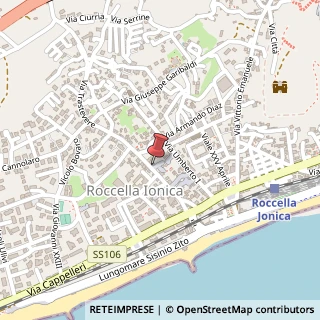 Mappa Via Trastevere, 77, 89047 Roccella Ionica, Reggio di Calabria (Calabria)