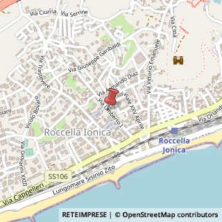 Mappa Via Ruga Grande, 10, 89047 Roccella Ionica, Reggio di Calabria (Calabria)