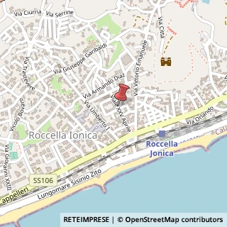 Mappa Via Viale 25 Aprile, 16, 89047 Roccella Ionica, Reggio di Calabria (Calabria)