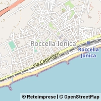 Mapa Roccella Ionica
