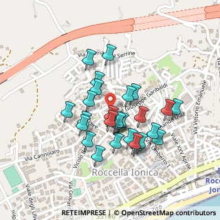 Mappa Via Trastevere, 89047 Roccella Ionica RC, Italia (0.19643)