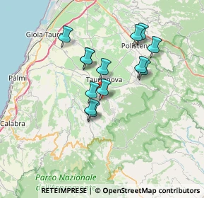 Mappa 89010 Terranova Sappo Minulio RC, Italia (6.43385)