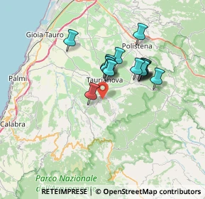 Mappa 89010 Terranova Sappo Minulio RC, Italia (5.92875)