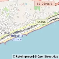 Map Roccella Ionica