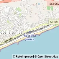 Map Roccella Ionica