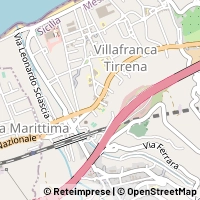 Kort Villafranca Tirrena