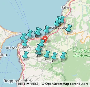 Mappa Via Pannato, 89058 Scilla RC, Italia (6.774)