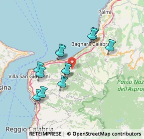 Mappa Via Pannato, 89058 Scilla RC, Italia (7.1275)