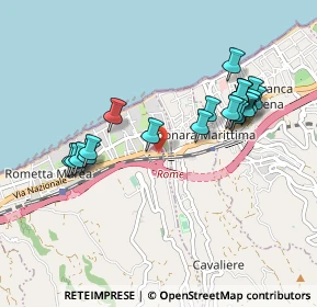 Mappa Via Giampaolo, 98043 Rometta ME, Italia (1.052)