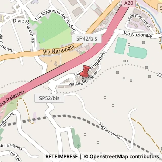 Mappa Via Nazionale, 569, 98049 Villafranca Tirrena, Messina (Sicilia)