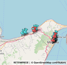 Mappa 98049 Villafranca Tirrena ME, Italia (8.739)