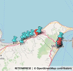 Mappa 98049 Villafranca Tirrena ME, Italia (9.0365)