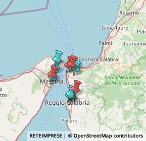 Mappa Via Italia Porticello, 89018 Villa San Giovanni RC, Italia (9.93909)