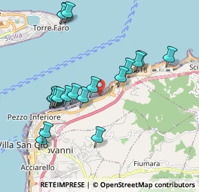 Mappa Via Italia Porticello, 89018 Villa San Giovanni RC, Italia (2.193)