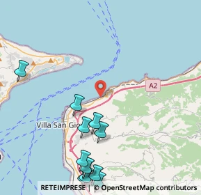 Mappa Via Italia Porticello, 89018 Villa San Giovanni RC, Italia (6.21083)