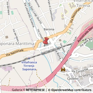 Mappa Via Dante Alighieri, 44, 98049 Villafranca Tirrena, Messina (Sicilia)