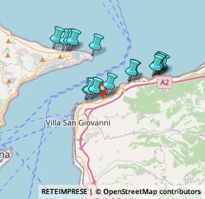 Mappa Via Mortillari, 89018 Villa San Giovanni RC, Italia (3.66938)