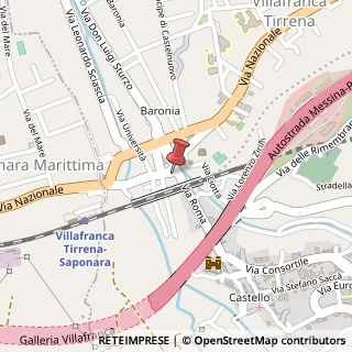 Mappa Via Dante Alighieri, 17, 98049 Villafranca Tirrena, Messina (Sicilia)