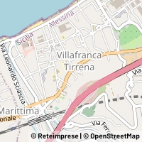 지도 Villafranca Tirrena