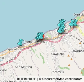 Mappa Via Nazionale, 98043 Rometta ME, Italia (1.77)