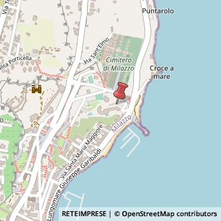 Mappa Salita Cappuccini, 21/25, 98057 Milazzo, Messina (Sicilia)