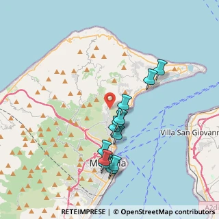 Mappa Annunziata Alta, 98168 Messina ME, Italia (3.92167)