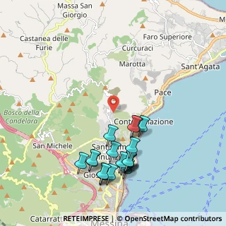 Mappa Annunziata Alta, 98168 Messina ME, Italia (2.4785)