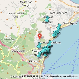 Mappa Annunziata Alta, 98168 Messina ME, Italia (1.8895)