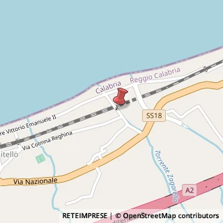 Mappa Via Torrente Zagarella, 18/A, 89018 Villa San Giovanni, Reggio di Calabria (Calabria)