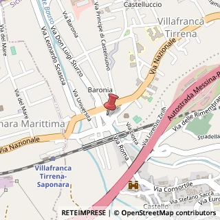 Mappa Via Don Luigi Sturzo, 6, 98049 Villafranca Tirrena, Messina (Sicilia)