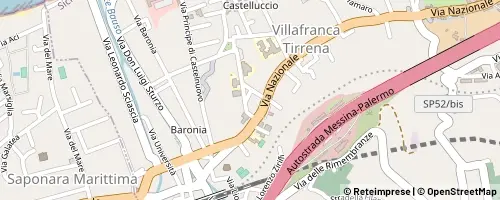 Mappa Villafranca Tirrena