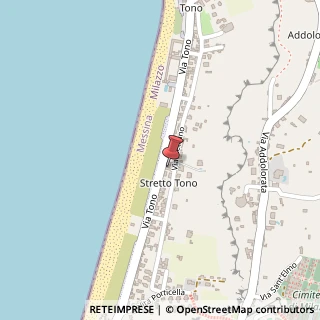 Mappa Via Tono, 331, 98057 Milazzo, Messina (Sicilia)