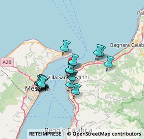 Mappa Via Vittorio Emanuele II cannitello, 89018 Villa San Giovanni RC, Italia (6.77)