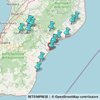 Mappa Via Guglielmo Marconi, 89048 Siderno RC, Italia (17.016)