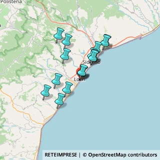 Mappa Via Guglielmo Marconi, 89048 Siderno RC, Italia (5.79176)
