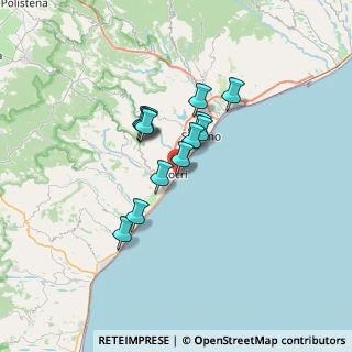 Mappa Via Guglielmo Marconi, 89048 Siderno RC, Italia (5.25)
