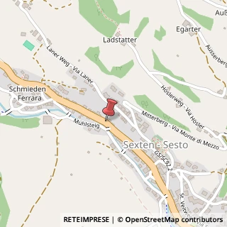 Mappa Via Ferrara, 2, 39030 Sesto, Bolzano (Trentino-Alto Adige)
