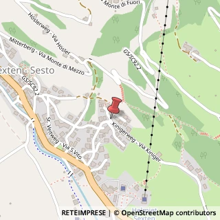Mappa Via Kiniger,  2, 39030 Sesto, Bolzano (Trentino-Alto Adige)