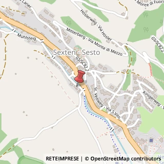 Mappa Via del Bersaglio, 6, 39030 Sesto, Bolzano (Trentino-Alto Adige)