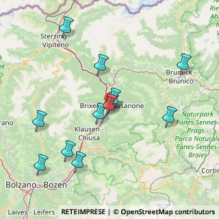 Mappa Via Vittorio Veneto, 39042 Bressanone BZ, Italia (15.54167)