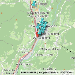 Mappa Via Vittorio Veneto, 39042 Bressanone BZ, Italia (1.00273)