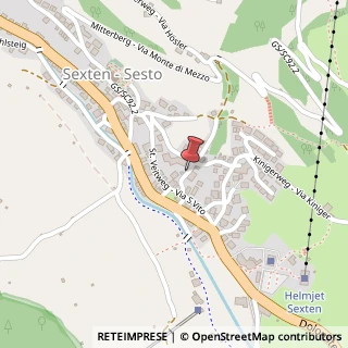 Mappa Via del Larice, 9, 39030 Sesto BZ, Italia, 39030 Sesto, Bolzano (Trentino-Alto Adige)