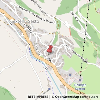 Mappa Via San Vito, 9, 39030 Sesto, Bolzano (Trentino-Alto Adige)